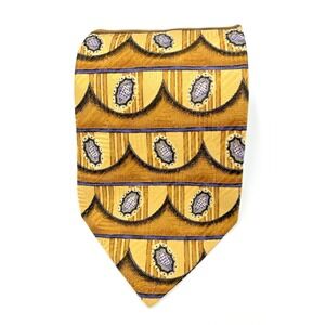 Vintage Robert Talbott Best of Class 100% Silk Geometric Men's Tie ~ 58" L